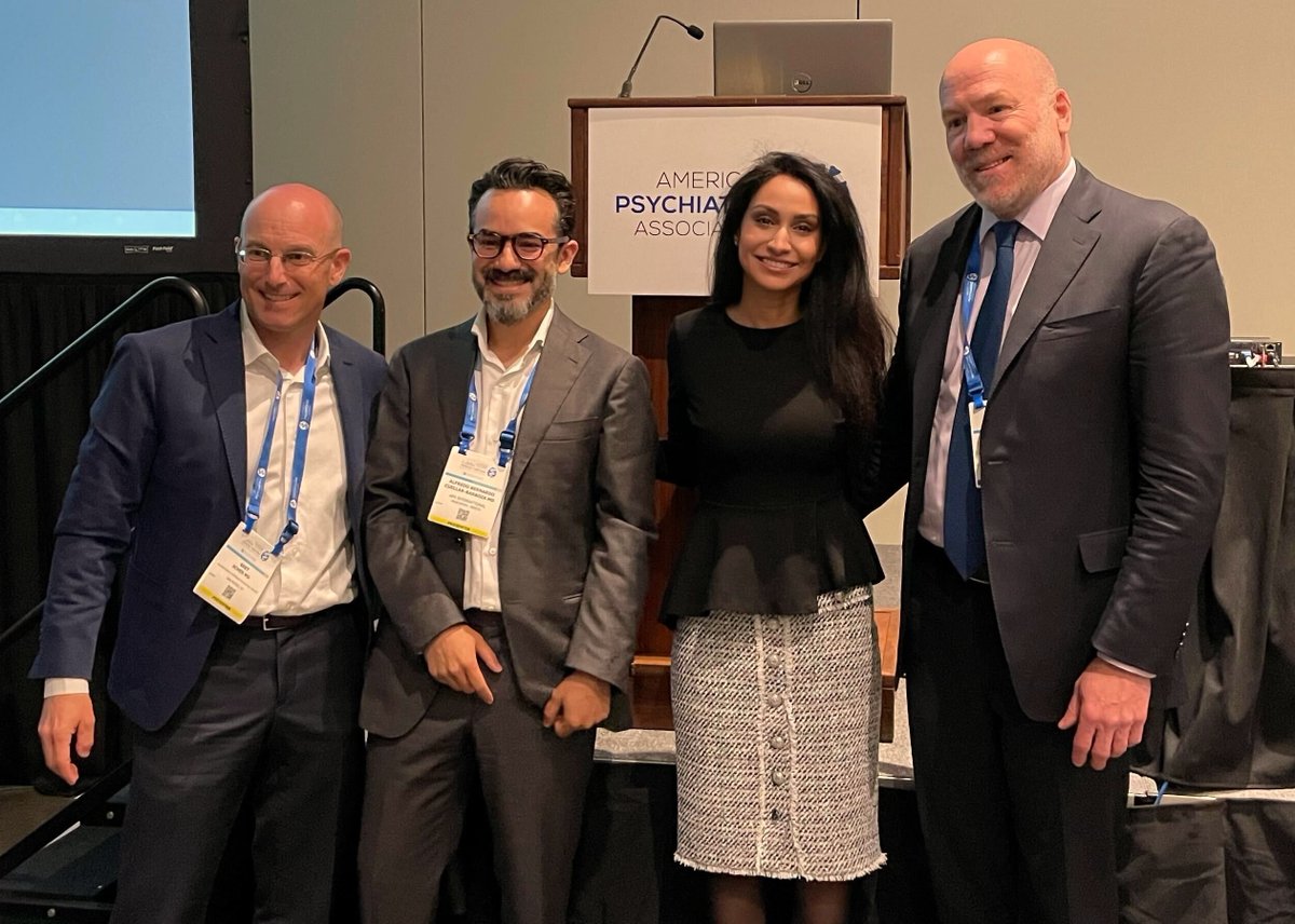 It was an honor to present alongside Drs. Mark Frye, Alfredo Bernardo Cuellar-Barboza, and @bschermd at the @APApsychiatric Annual Meeting! Our session explored the importance of diet and metabolic health in psychiatry. #APAAM24 #MetabolicPsychiatry