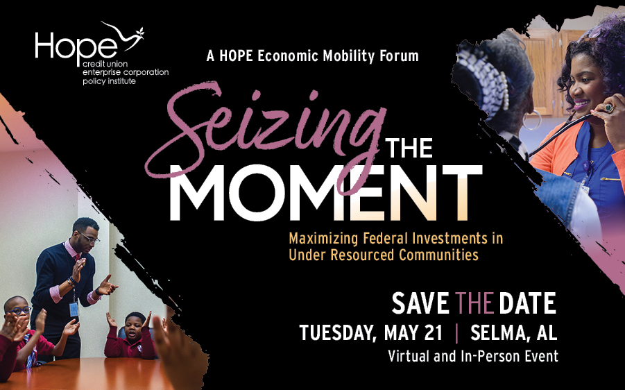 📢 SAVE THE DATE: HOPE Economic Mobility Forum in Selma, AL!

🗓️ May 21, 2024
🕒 9:00 AM – 3:00 PM
📍 Selma Convention Center (Virtual & In-Person)

Reserve your spot & spread the word!
🔗 eventbrite.com/e/hope-economi…

#EconomicMobility #SelmaAL #CommunityDevelopment