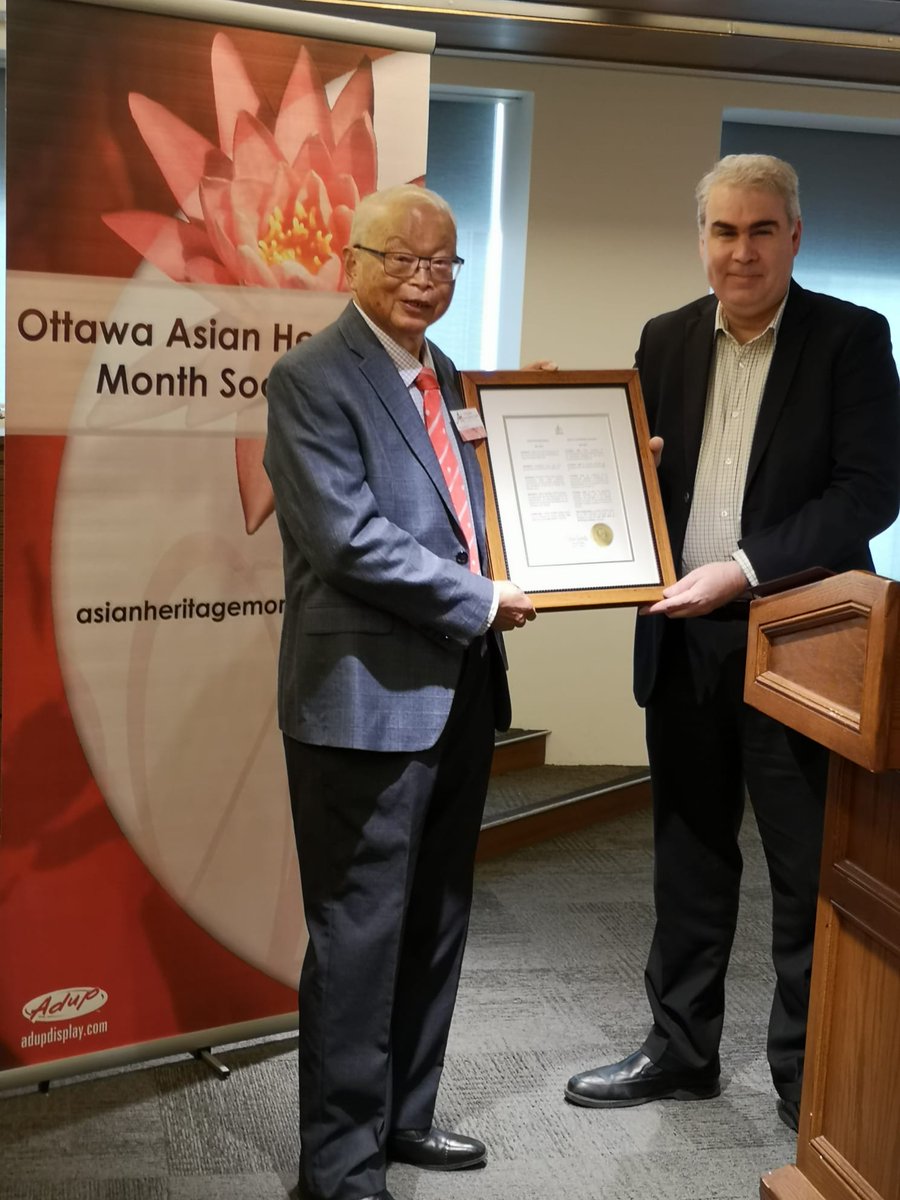 Riley Brockington (@riverwardriley) on Twitter photo On behalf of Mayor <a href="/_MarkSutcliffe/">Mark Sutcliffe</a> & members of Council, I was honoured to join Senator Yonah Martin & the Ottawa Asian Heritage Month Society on May 2, as I proclaimed May, Asian Heritage Month in Ottawa.
Photo: I am presenting Dr Alek Choo with the proclamation.
<a href="/ottawaahm/">OttawaAsianHeritage</a> On behalf of Mayor <a href="/_MarkSutcliffe/">Mark Sutcliffe</a> & members of Council, I was honoured to join Senator Yonah Martin & the Ottawa Asian Heritage Month Society on May 2, as I proclaimed May, Asian Heritage Month in Ottawa.
Photo: I am presenting Dr Alek Choo with the proclamation.
<a href="/ottawaahm/">OttawaAsianHeritage</a>
