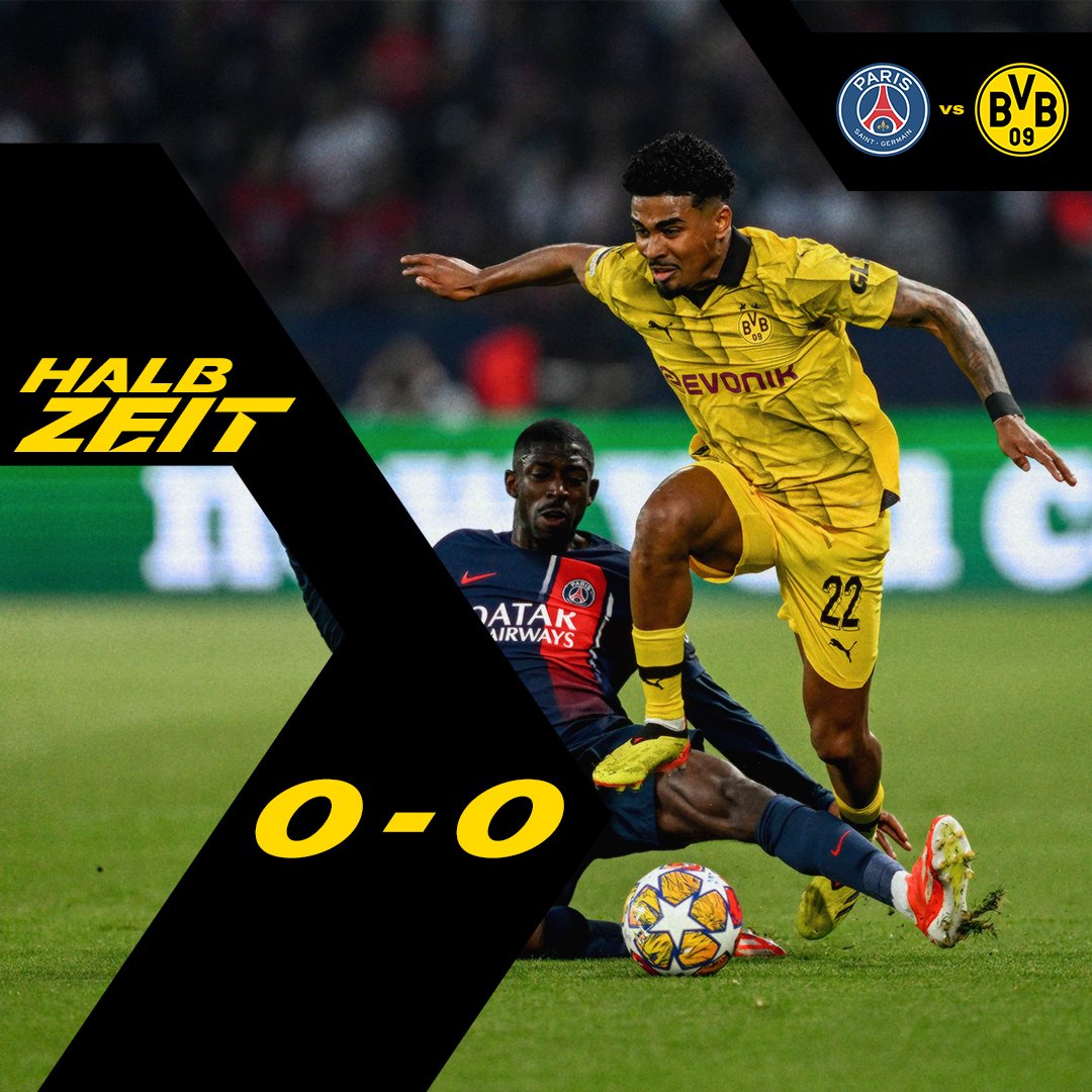 #NWLive @PSG_inside v @BVB in @UEFA @ChampionsLeague @ #ParcDesPrinces on @DStv @SuperSportTV via @UEFAcom @ @iCafe_Prints #PSGBVB @NikeService x @pumafootball #LovelyRunner @qatarairways x @ionos_hilft #UCL @goatapp x @GLS_Spain #SSFootball @LUISENRIQUE21 x @EdinTerzicDT ♥❤💖