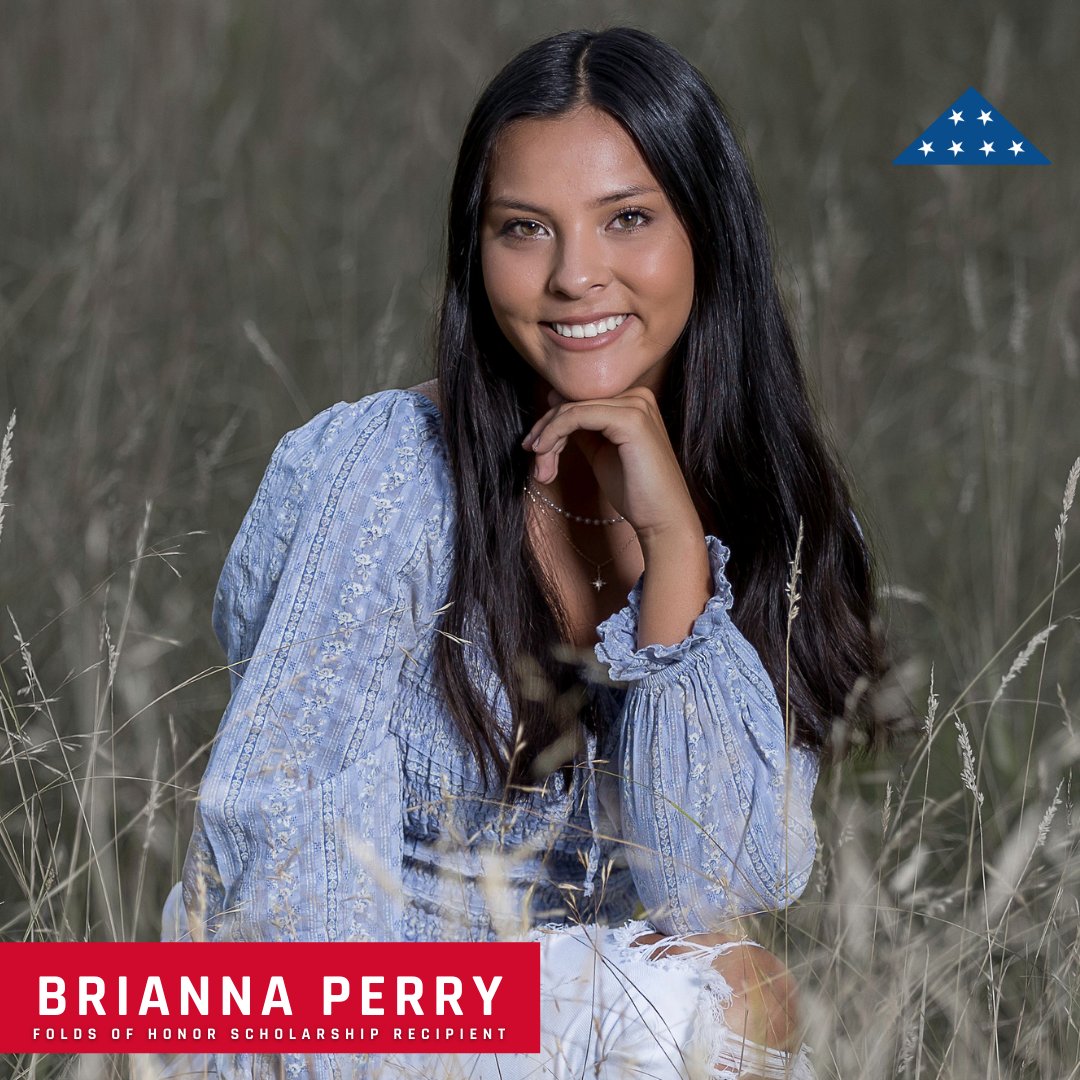 It is National Nurses Week! Scholarship Recipient, Brianna Perry, attends @WheelingU54 and her goal is to become a Travel Nurse. You can help change the lives of military and first responder families by donating today at secure.foldsofhonor.org/site/Donation2…