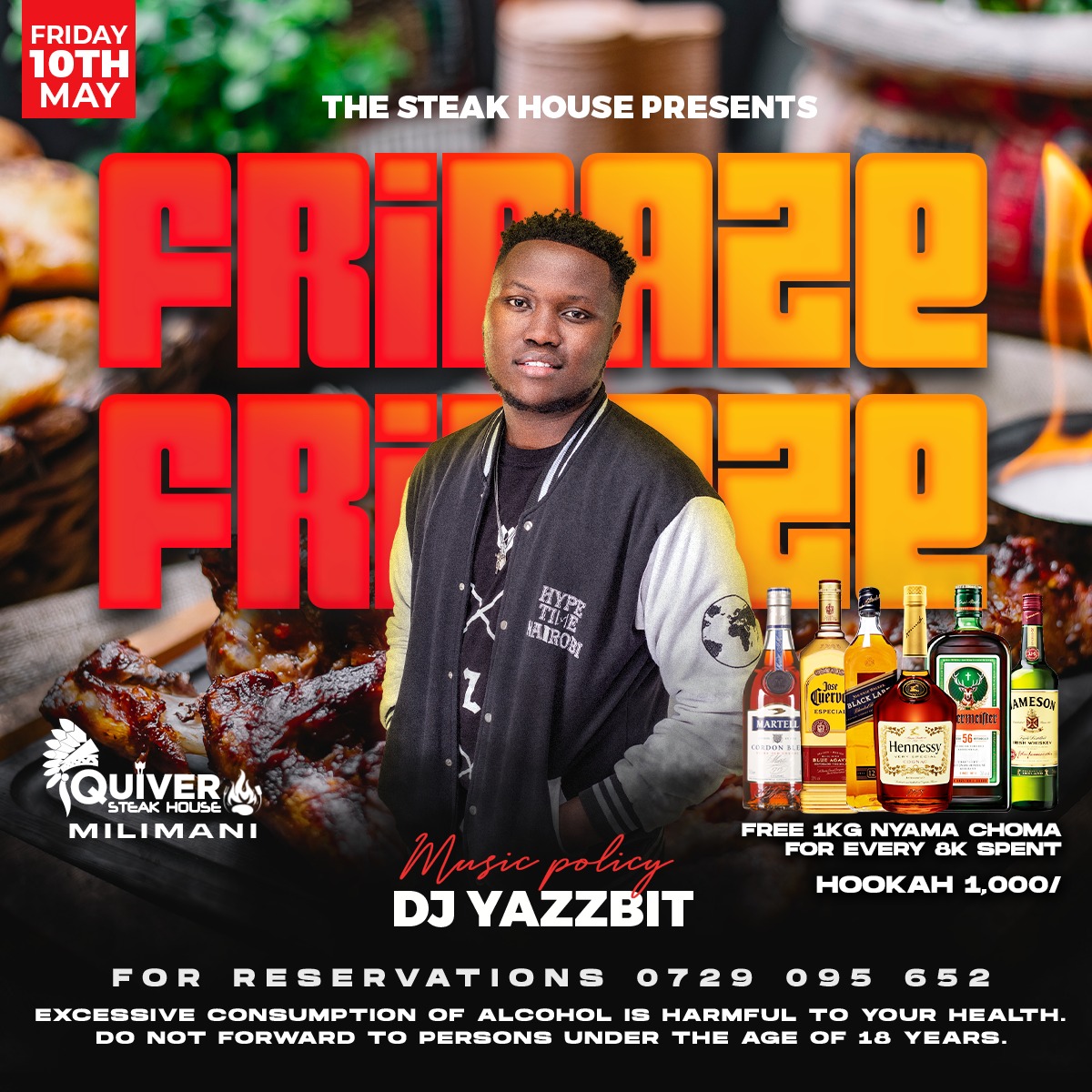 yazzbit's tweet photo. It's my debut at Quiver Steak House Milimani this Friday💉super excited for this one🙌🏽 https://t.co/8Xq1dGTnVr