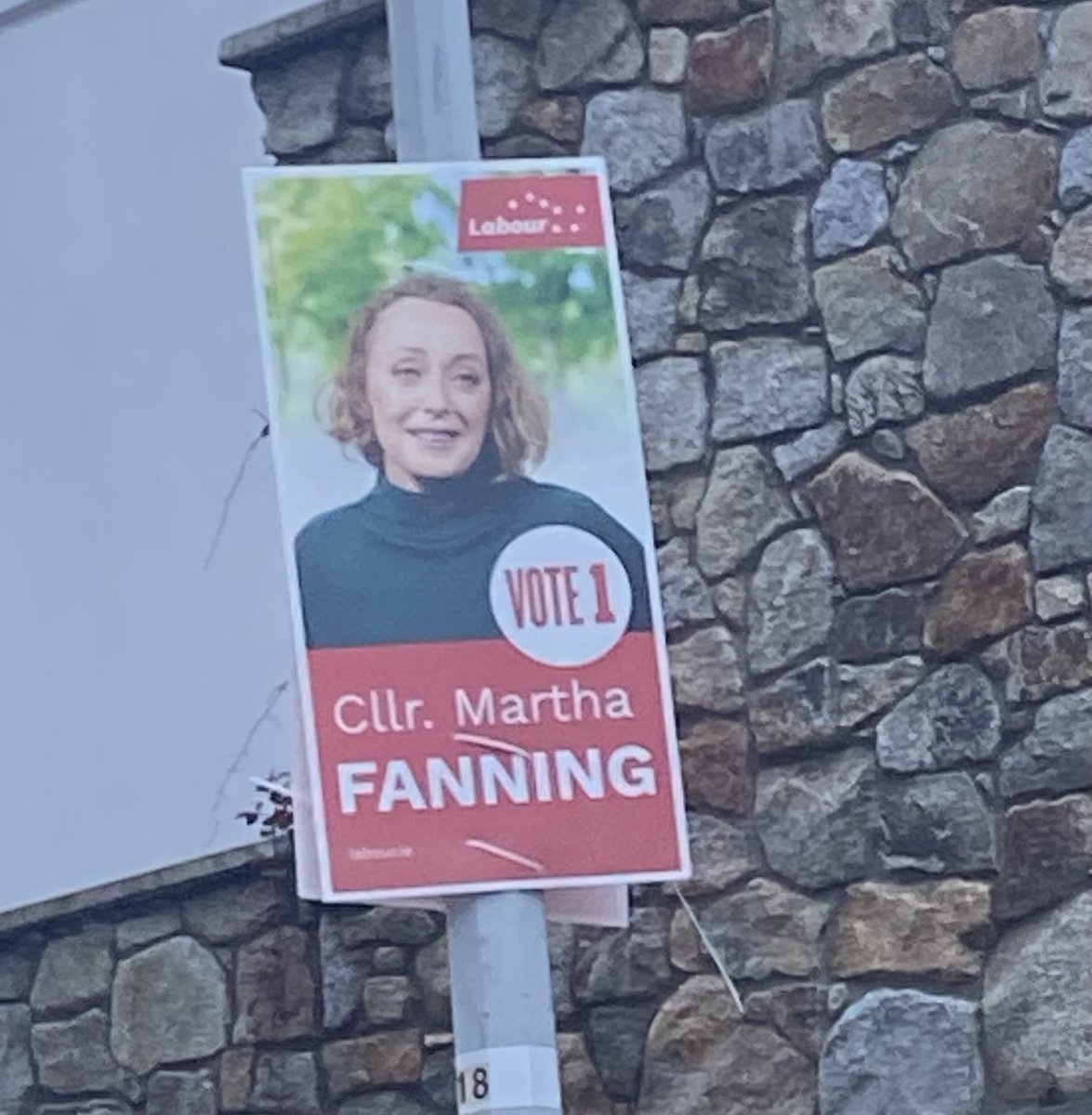 Driving home tonight with my 👦🏻🚙 Thinking in the age of social media do these election posters work at all 🤔 Then my 👦🏻 piped up that lady called to house the other day 🏠😂 ⁦@marthafanning⁩ 🙌