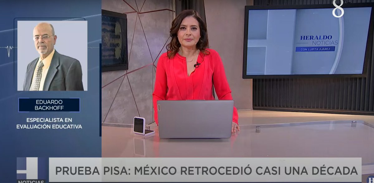 Agradezco la entrevista de Guadalupe Juáres @LupitaJuarezHy @ElHeraldoTV por la entrevista realizada hace unos momentos, sobre la decisión del presidente @lopezobrador_  de sí participar en #PISA 2025. Sin duda, es una buena noticia.