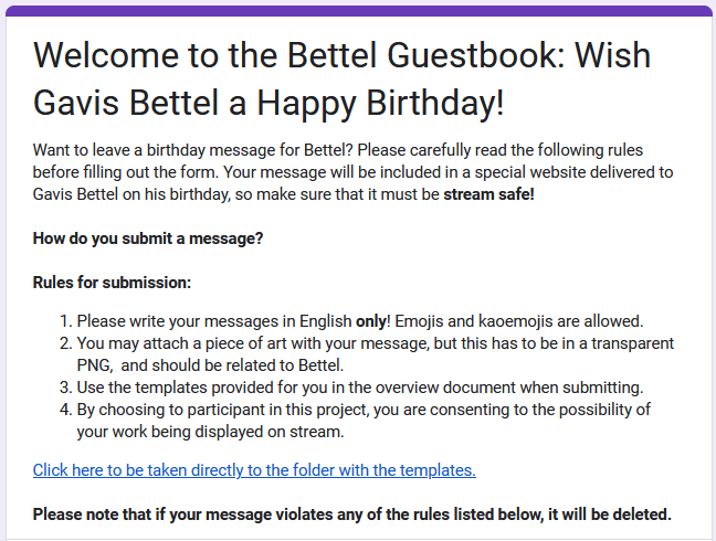 Gavis Bettel Birthday Project tweet media
