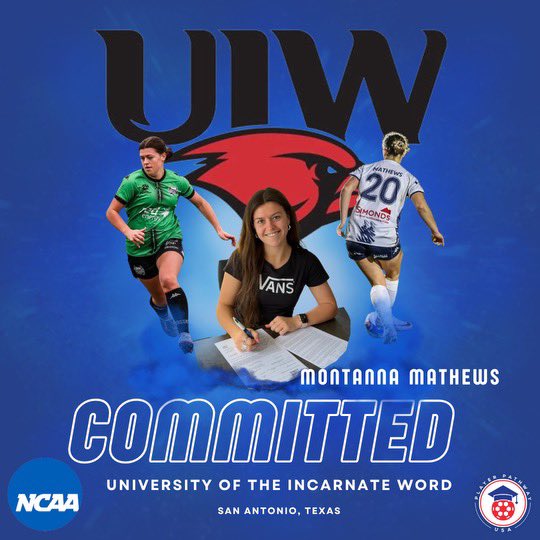 Dan Deblaere (@danieldeblaere) on Twitter photo Congrats to Montanna who has signed with NCAA D1 program <a href="/UIWWomensSoccer/">UIW Women's Soccer</a>
<a href="/PathwayUsa/">Player Pathway USA</a> 🇦🇺✈️🇺🇸⚽️🎓 Congrats to Montanna who has signed with NCAA D1 program <a href="/UIWWomensSoccer/">UIW Women's Soccer</a>
<a href="/PathwayUsa/">Player Pathway USA</a> 🇦🇺✈️🇺🇸⚽️🎓