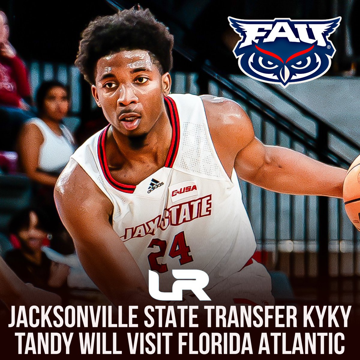 NEWS: Jacksonville State transfer KyKy Tandy is taking a visit to Florida Atlantic tomorrow, a source tells @LeagueRDY. Tandy is also hearing from Wake Forest, Oklahoma State, West Virginia and Saint Louis among others. Began his career at Xavier. He averaged 17.8PPG, 2.6RPG,…