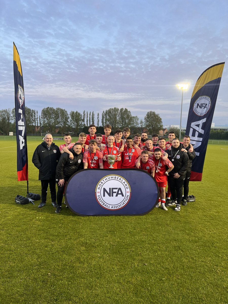 NorthumFA's tweet photo. North Shields Athletic are your Minor Cup winners

Huge congratulations @NorthShieldsFC 

@NewHartleyJrsfc coming runners up in a fantastic game both teams should be proud of themselves.

Thanks to everyone who turned up and showed support !!! https://t.co/7JLPBWUoxW