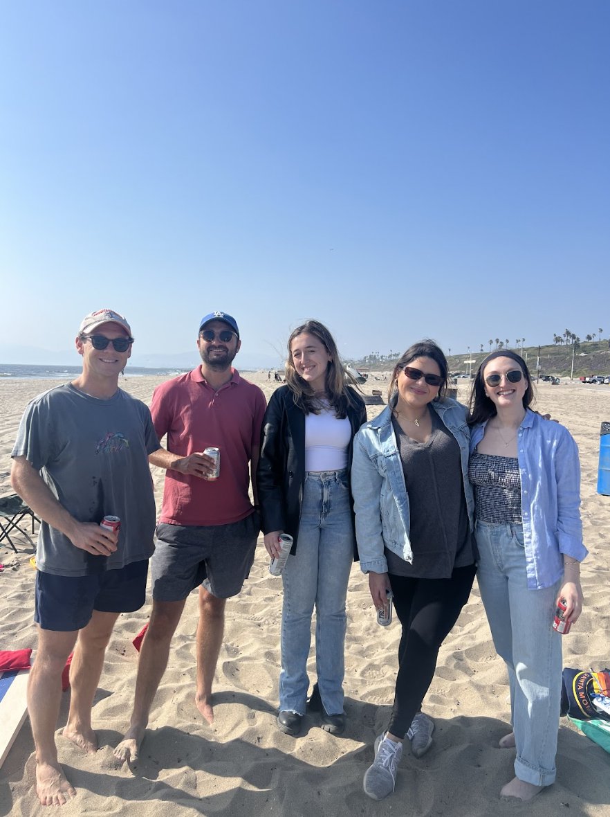 WeElevatePA's tweet photo. Nothing beats a beach bonfire and sunset view with our team! Last week, as a part of #SpringIntoWellness, #TeamElevate joined together to connect and enjoy the warm weather at Dockweiler Beach. 🌅🔥#LifeatElevate https://t.co/2xlwtjNBvy