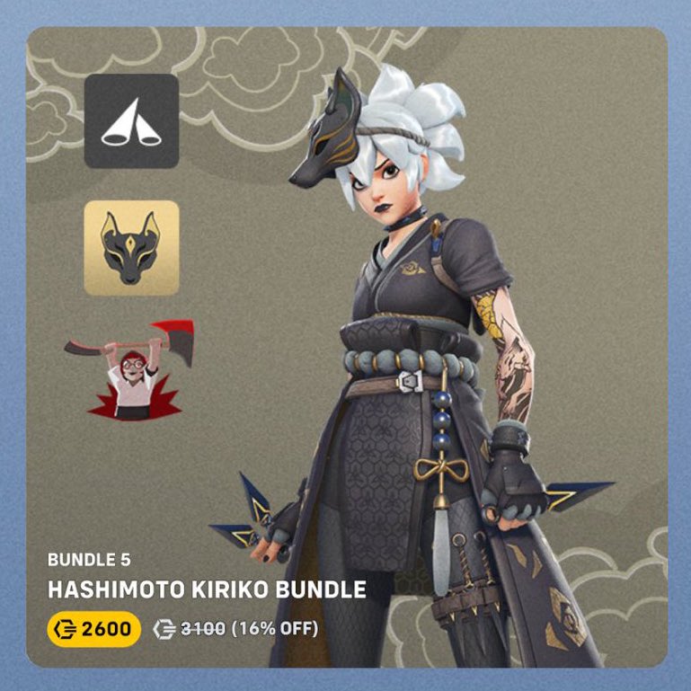 🎁 GIVEAWAY FOR HASHIMOTO KIRIKO BUNDLE IN #Overwatch2 🎁

JOIN THE #giveaway HERE:

1️⃣ FOLLOW: <a href="/JoystickOW/">Joystick</a> 
2️⃣ LIKE + RETWEET
3️⃣ TAG A FRIEND 

🔥 2X CHANCE TO WIN IF YOU FOLLOW: twitch.tv/Joystick 

WINNER WILL BE DM’ED PRIZE