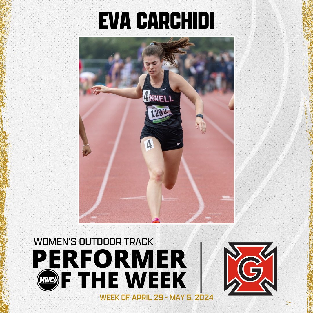 MWC Women's Outdoor Track Performer of the Week: Eva Carchidi, Grinnell College @gcpioneers