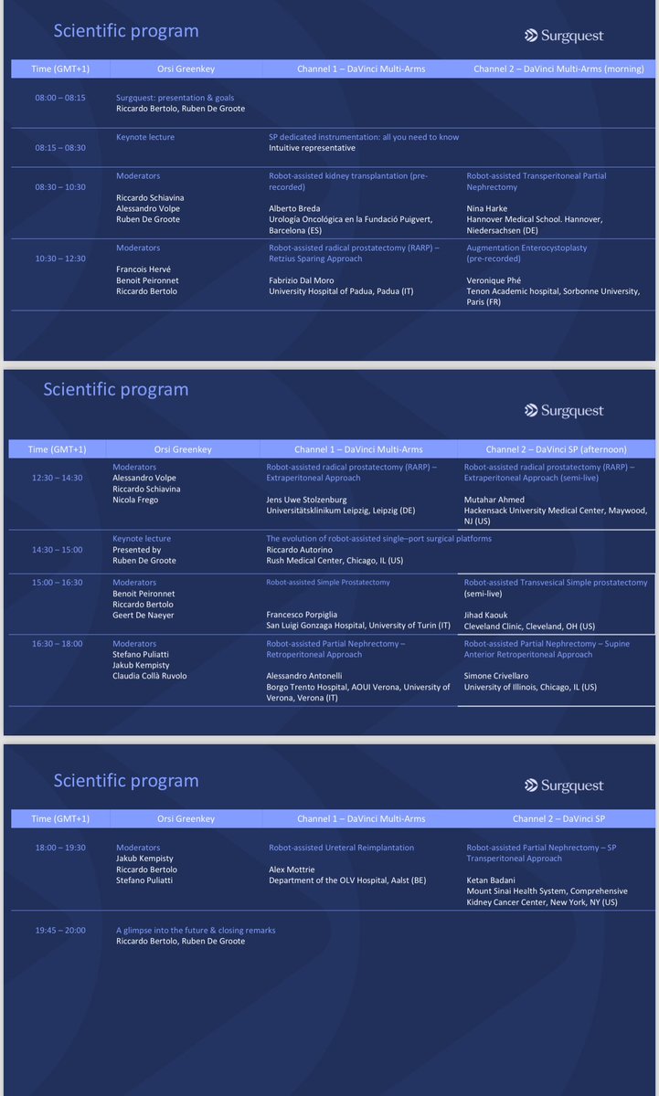 WRSE12 on May 30th: @IntuitiveSurg Single Port versus Multiport Register free for this 12h surgical marathon! surgquest.com/event/wrse12-s… Follow our experts during live and semilive procedures and learn the added value of SP! @RicBertolo @Ruben_De_Groote @orsiacademy