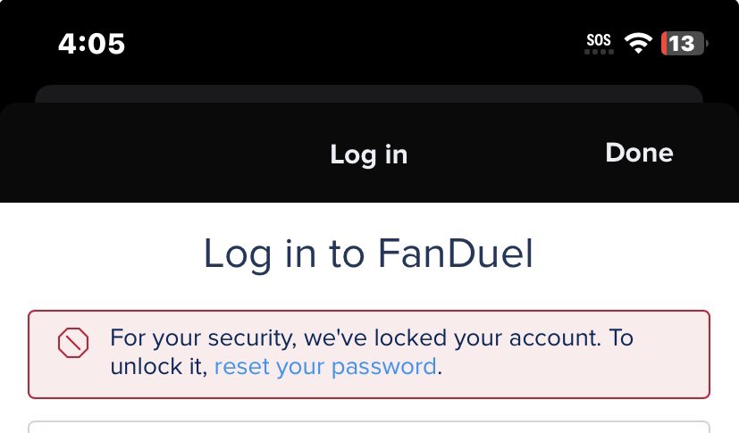 Paid out and then locked my account😂 #fanduel #vegashatesme #SCAM