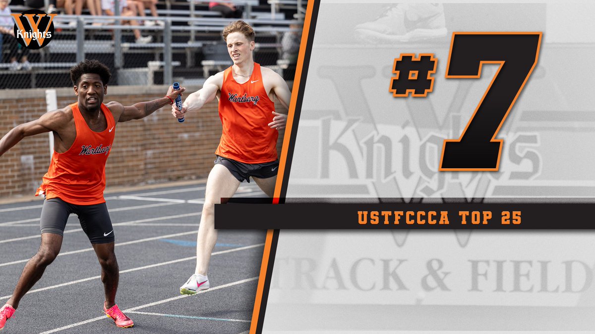 Men's Outdoor Track & Field: Wartburg ranked No. 7 in the USTFCCCA Top 25 poll for week seven.