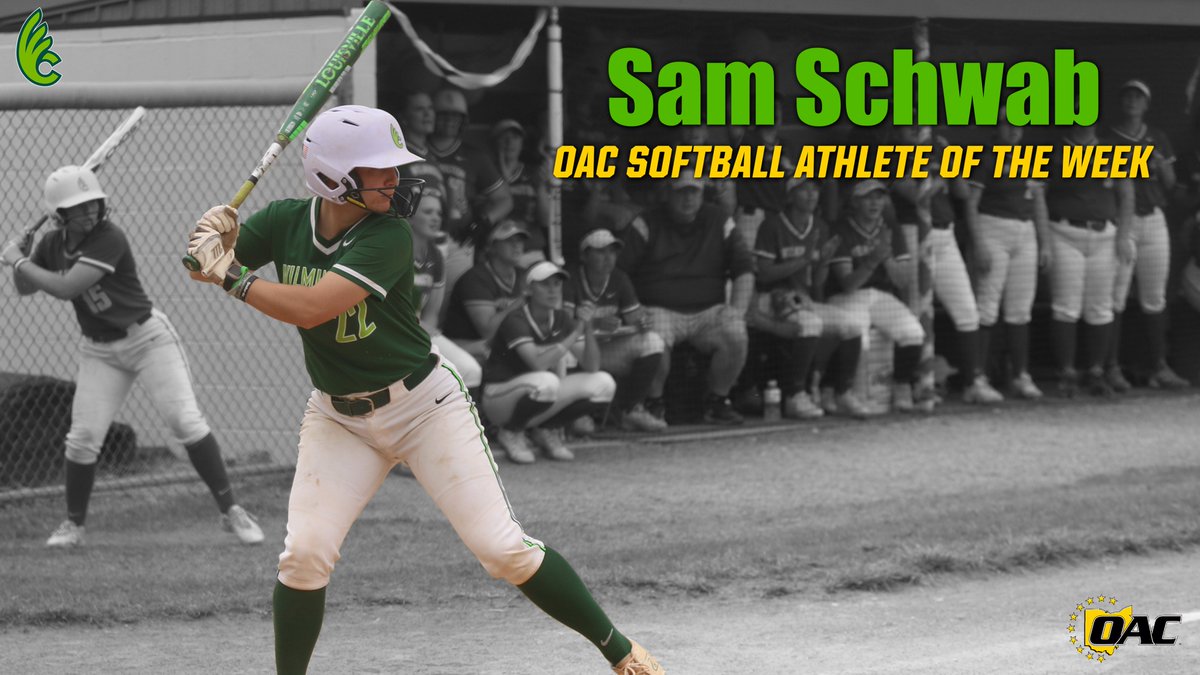 Congrats to Carter Scheben and Sam Schwab, who both earned OAC Athlete of the Week honors this afternoon. Carter and Sam both ended their seasons on a high note last week! @wilmy_baseball @DubC_Softball #QuakersBASE #QuakersSB #WeAreDubC #experiencewilmingtoncollege
