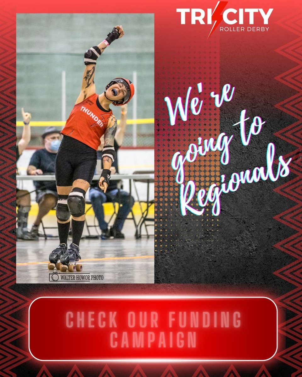 We need to raise $15K to get to playoffs!
Here's who you help by donating: Big Poppa. They love derby because you can be unapologetically queer. They are doing their doctoral research on queer experiences in derby!
Donate: gofund.me/d42de11c
Rewards: shorturl.at/xyBV4