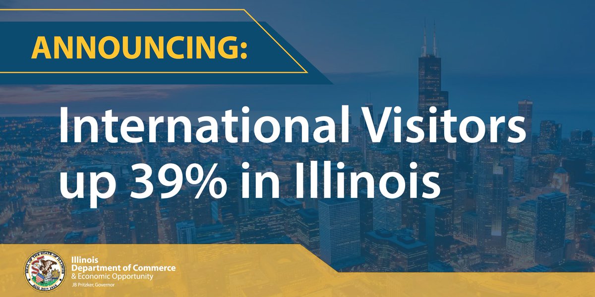 With a 39 percent increase in international visitors between 2022 & 2023, Illinois’ global appeal is on the rise. 

#MiddleOfEverything #EnjoyIllinois bit.ly/4b9mJSw