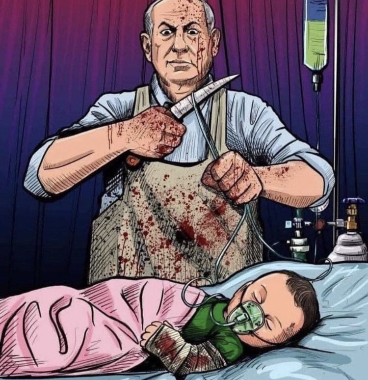 Netenyahu is a serial killer..! #getoutofrafah