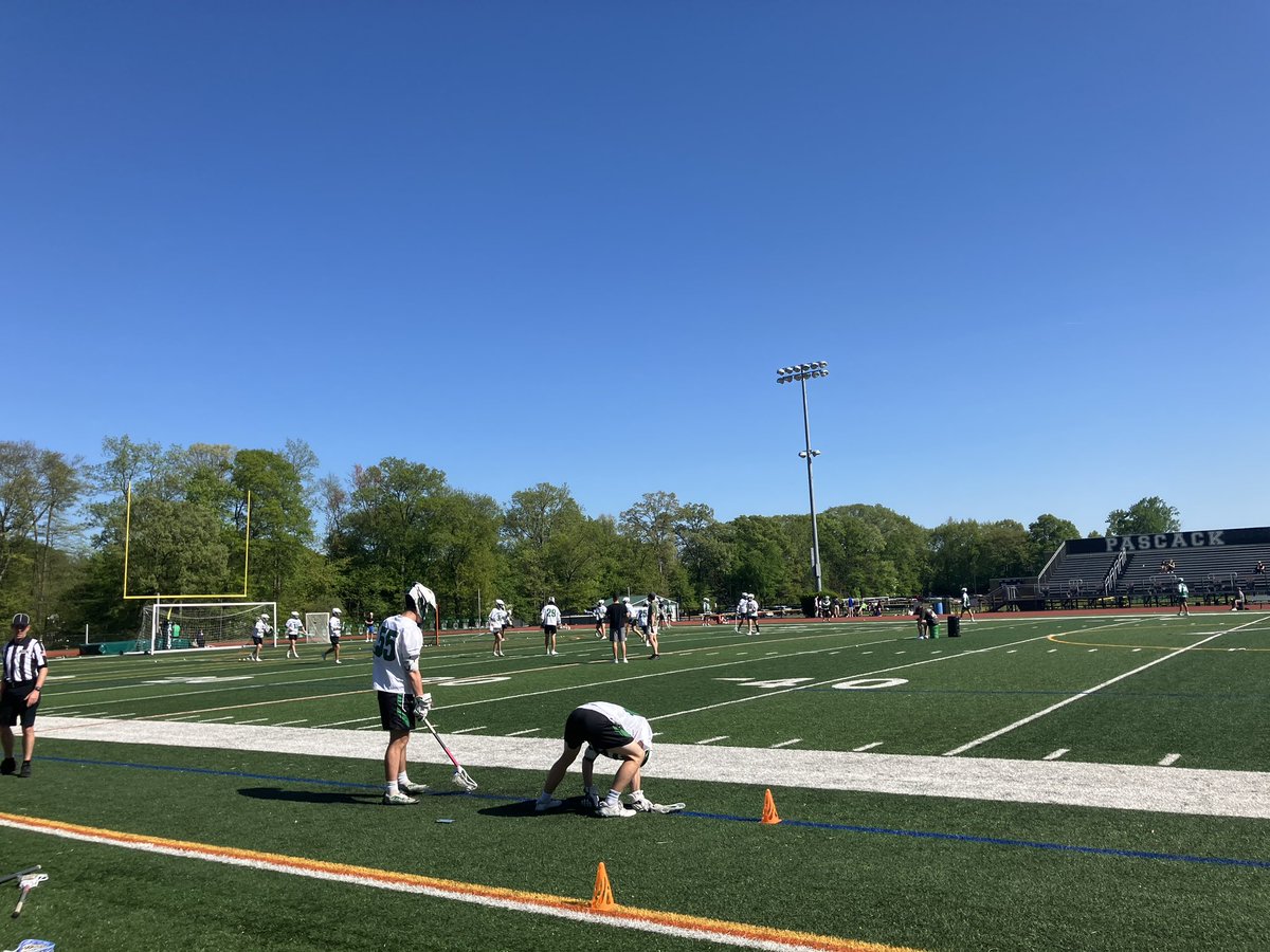 Good afternoon from sunny Hillsdale. Pascack Valley hosts Tenafly in the Bergen County boys lacrosse quarterfinals. The Panthers go for their first semifinal berth since 2013, while Tenafly looks for its first ever. Winner is the Jacobson’s first Final Four team since 2019.