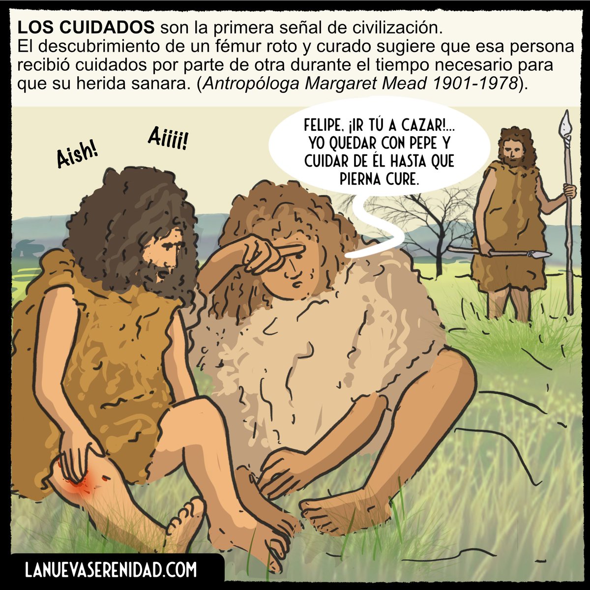 #LOSCUIDADOS son la primera señal de civilización. El descubrimiento de un fémur y curado sugiere que esa persona recibió cuidados por parte de otra durante el tiempo necesario para que su herida sanara. (Margared Mead) #IND2024 #OurNursesOurFuture 👉🏼 en acortar.link/xKgkdv