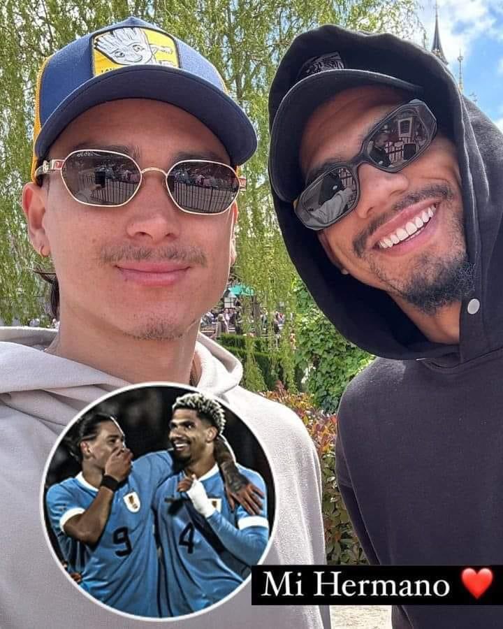 Darwin Nunez travelled to Barcelona today and was reunited with his Uruguayan teammate Ronald Araujo. My Brother ❤️ Probably just needed a break away from it all. Which is completely understandable. Given the circumstances around the hate and abuse he Recieved on Social Media.