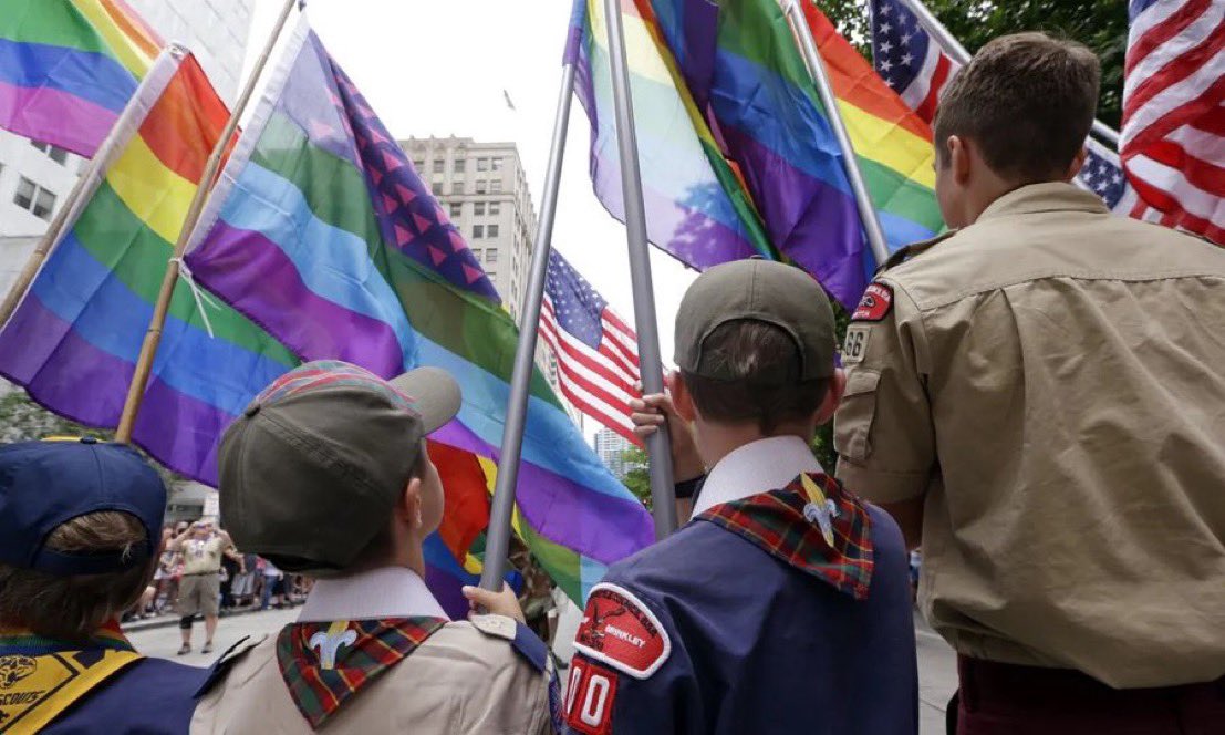 eduardomenoni's tweet image. 🚨| ÚLTIMA HORA: Boy Scouts YA NO se llama “Boy Scouts”. Después de 114 años, la organización cambia su nombre a “Scouting America” para “promover la inclusión” LGBTIQ+. El virus de la mente progre daña todo lo que toca. ⚠️ Esto es una MIERDA ¿Estás de acuerdo?
