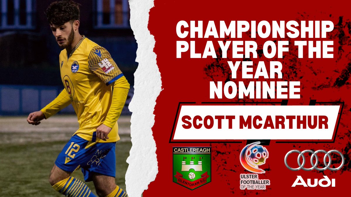 𝗖𝗛𝗔𝗠𝗣𝗜𝗢𝗡𝗦𝗛𝗜𝗣 𝗣𝗟𝗔𝗬𝗘𝗥 𝗢𝗙 𝗧𝗛𝗘 𝗬𝗘𝗔𝗥 𝗡𝗢𝗠𝗜𝗡𝗘𝗘𝗦

Next up is Scott McArthur who helped newly promoted Bangor on their way to challenging for consecutive promotions.