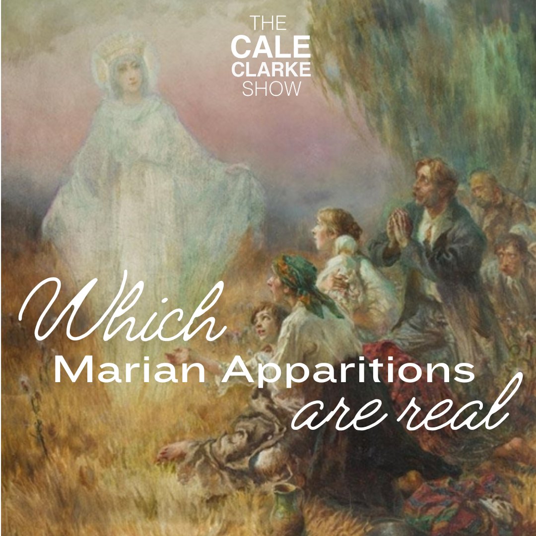 Today on the @CaleClarkeShow (live with @CaleClarke at 5 PM CT on @relevantradio & the app): Which Marian Apparitions Are Real? With the Vatican set to release a new document on discerning apparitions next week, how crucial are they to our Catholic faith?