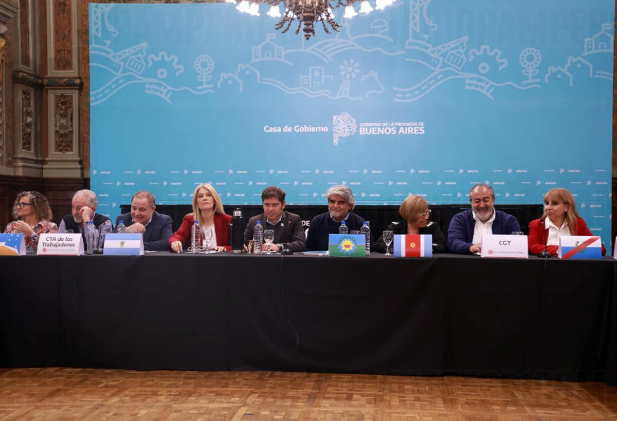Líderes y sindicatos debaten en Buenos Aires sobre reformas laborales y federalismo. diariopampero.com/2024/05/07/la-… #ReformaLaboral #TrabajoFederal #Argentina2024