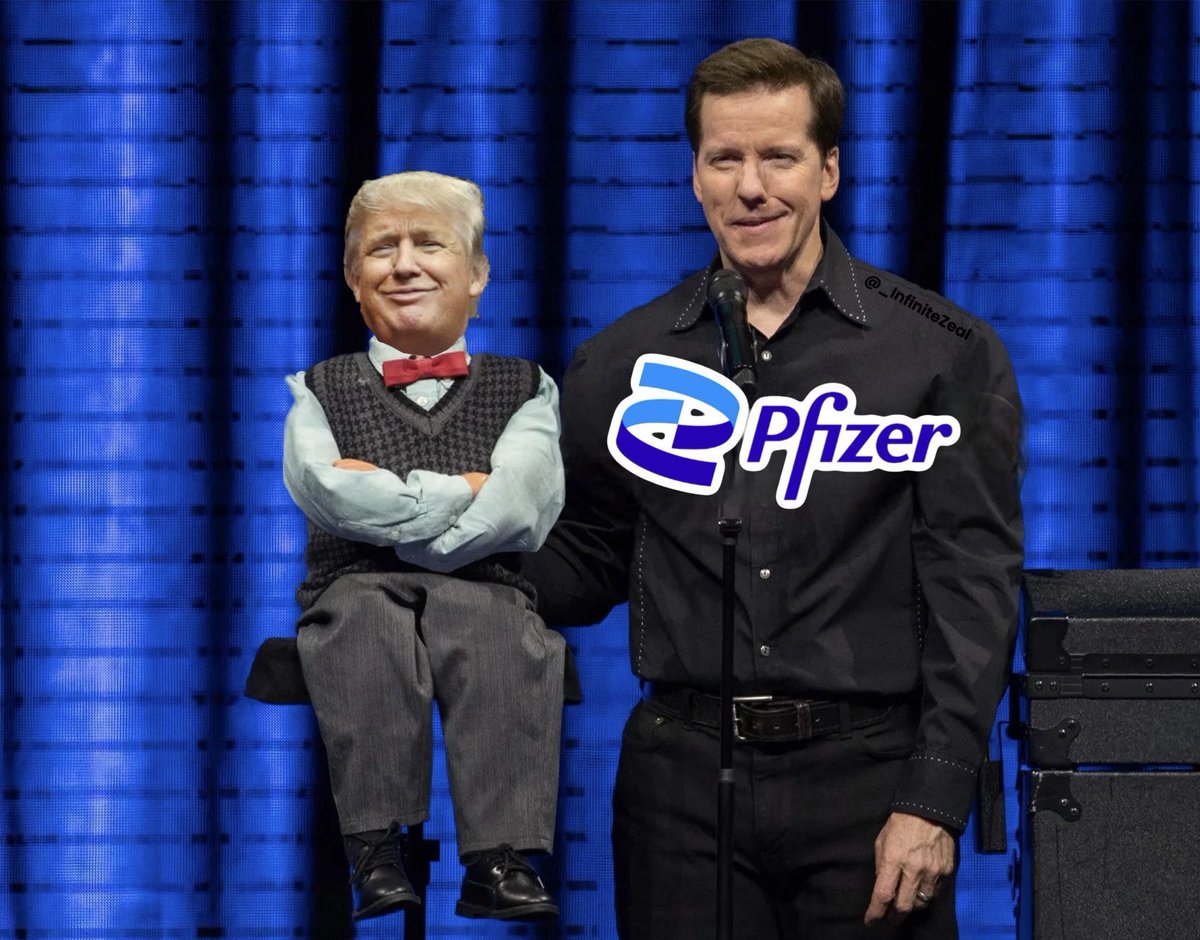 Why did Trump take 1 million dollars from @pfizer at his inauguration…Then pretend to hate “Fake News” which is completely funded through adds by companies like @pfizer Ex. 75% of @FoxNews ad revenue come from Big Pharma. These media companies are credited for giving DJT the…