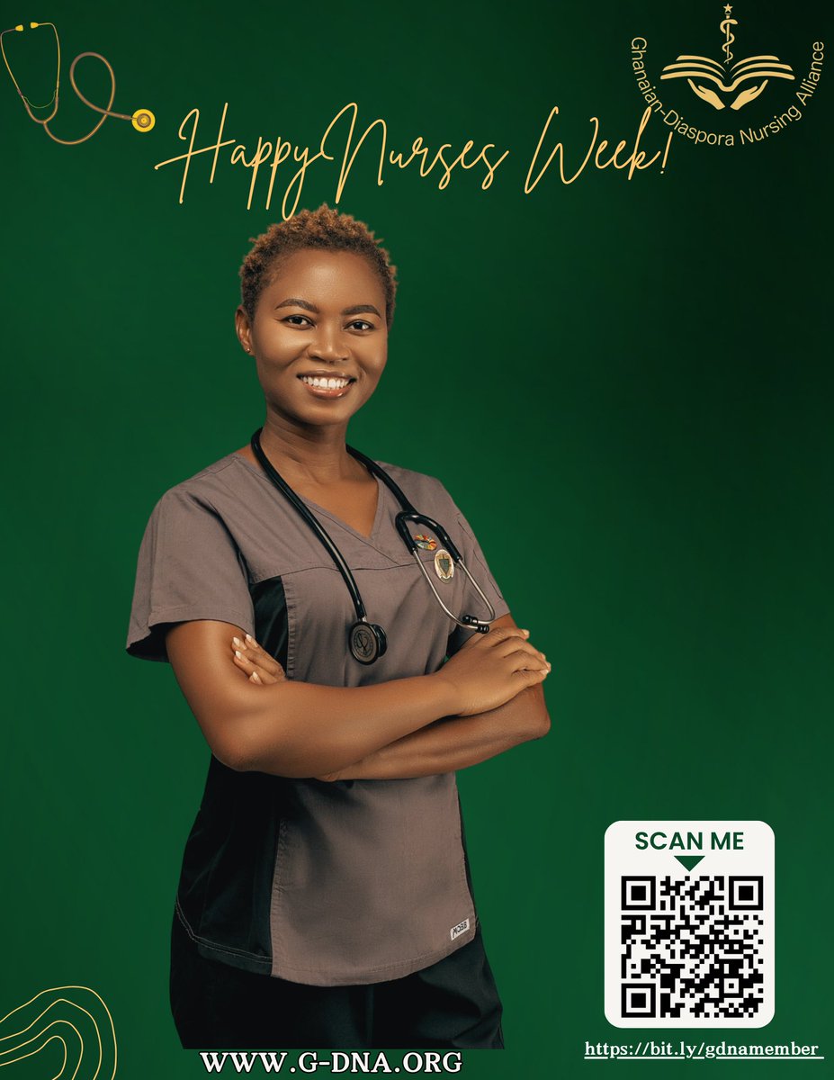 Happy Nurses Week, from all of us at G-DNA! #NursesWeek #GDNANurse 🇬🇭
