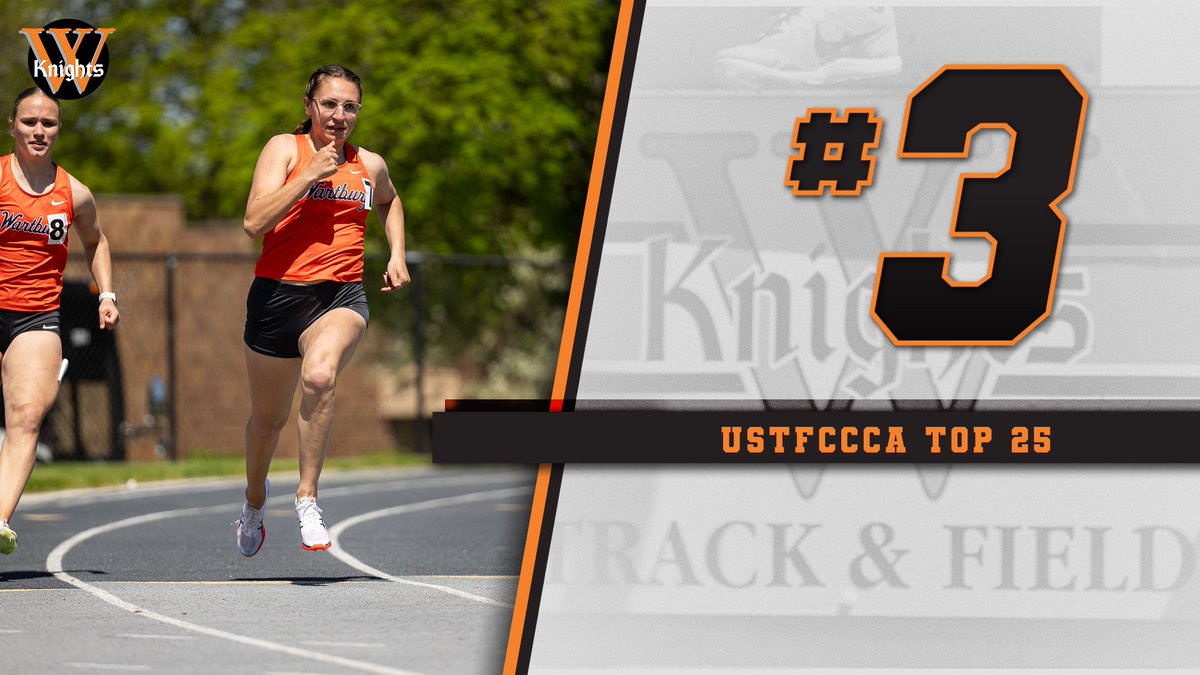 Women's Outdoor Track & Field: Wartburg remains No. 3 in the USTFCCCA Top 25 poll for week seven.