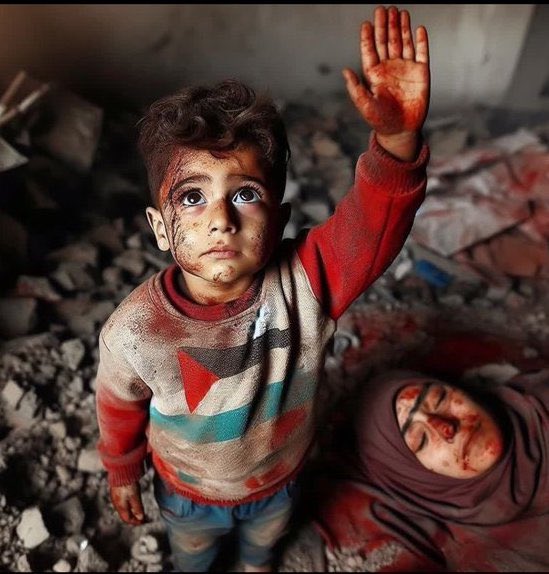 Gazze'de ölecek çocuk kalmadı müslümanlarda da vicdan kalmadı 
#getoutofrafah