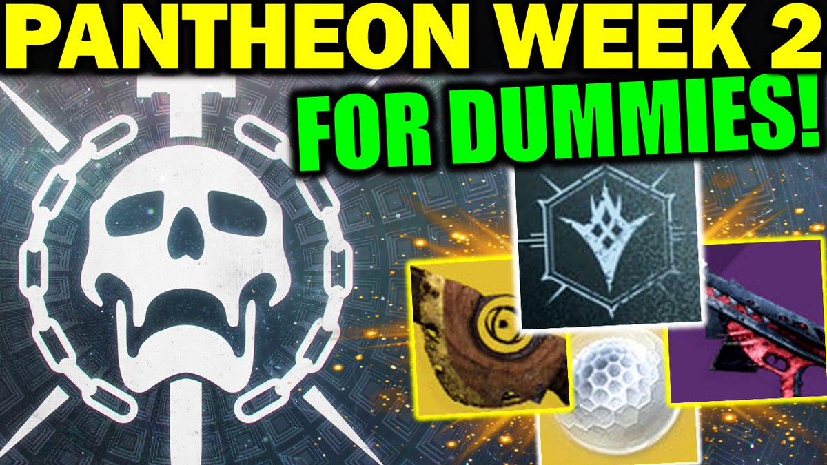⚔️NEW DESTINY 2 VIDEO! ⚔️ Guide for Pantheon Week 2! We have a New Encounter, and All-New Modifiers that are gonna impact your Loadouts significantly! CHECK IT OUT: ➡️youtu.be/PB85pX80mOA⬅️