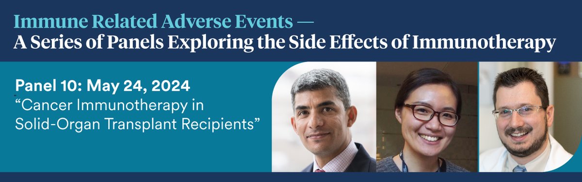 📣Join the conversation with @BhatiaS_MD & @PGrivasMDPhD virtually hosted by @fredhutch ! Attend this free, CME-accredited, provider-focused virtual series featuring panelist @nymurakami. 🗓️ May 24, 2024 - 12-1:30pm PST 📍 Panel 10 REGISTER HERE 🌐 fredhutch.tiny.us/irAE10