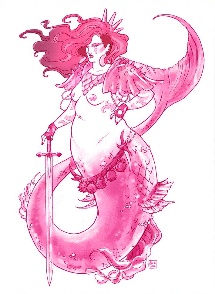 ✨ Superboss Badass Siren ✨ All kneel before your Lipstick Lesbian Queen. (Inspired by the gorgeous Laura Du Vè) #Mermay #Mermay2024
