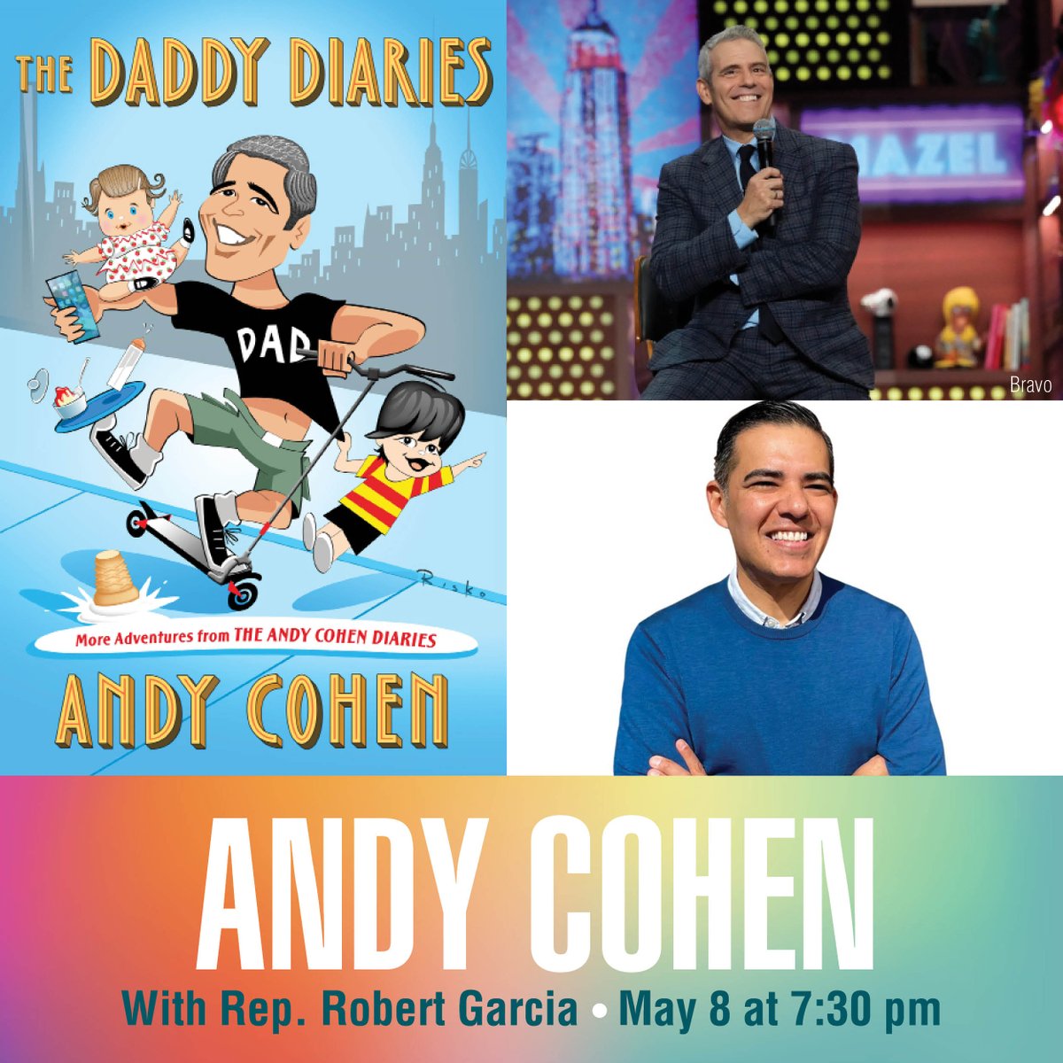 Tickets are selling fast for tomorrow's event with @Andy and @RepRobertGarcia. Be sure to get yours soon before they sell out: bit.ly/3PMayma