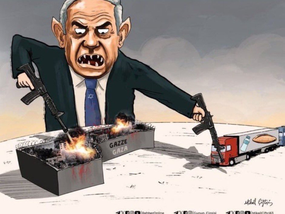 Soykırımcı Netanyahu’nun Hitler’den hiçbir farkı yok! #getoutofrafah