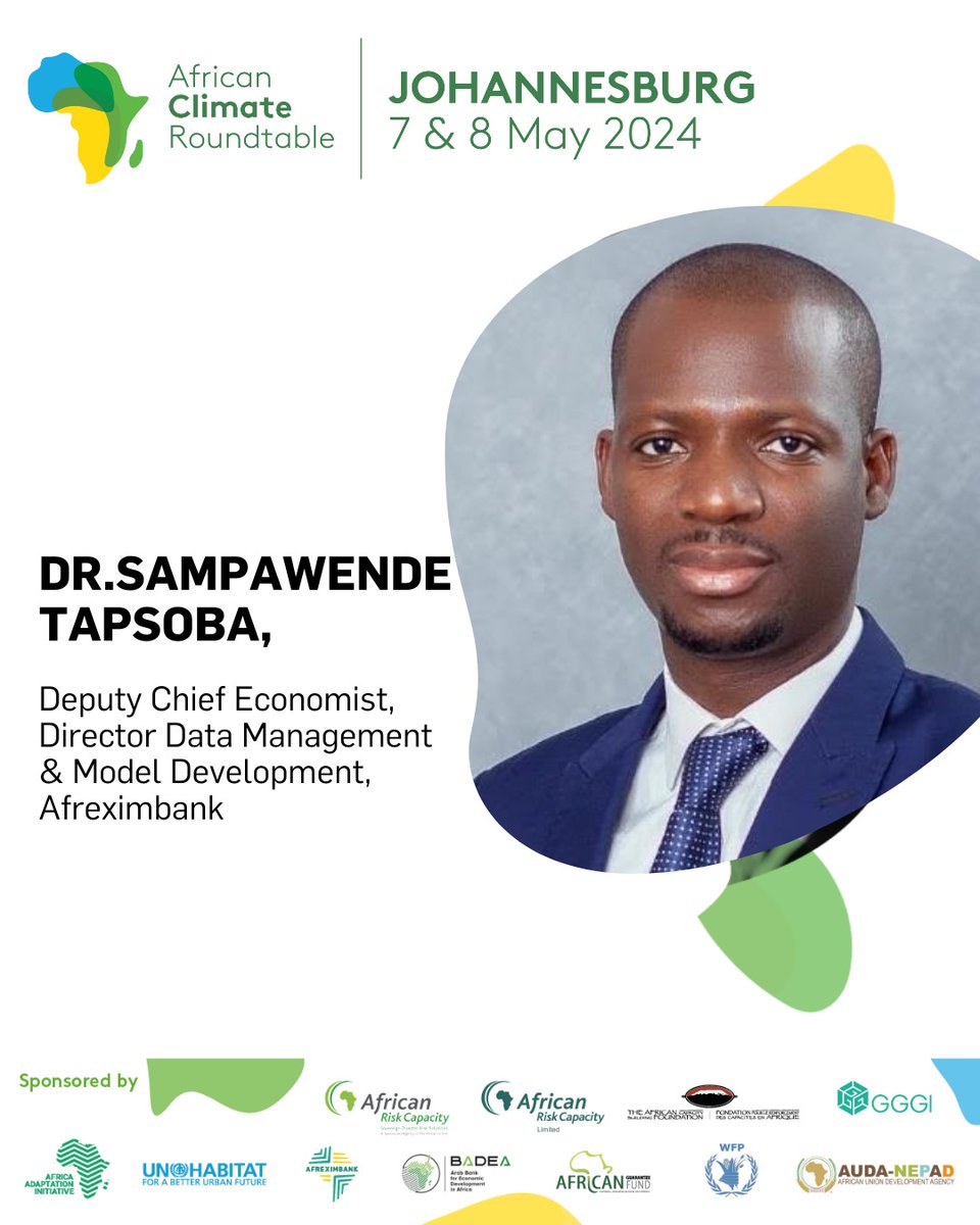 At the Africa Climate Roundtable tomorrow morning, Dr. Sampawende Tapsoba, Deputy Chief Economist and Director of Data Management & Model Development at Afreximbank, will participate in a fireside chat conversation on  the crucial role of Development Financial Institutions (DFIs)…