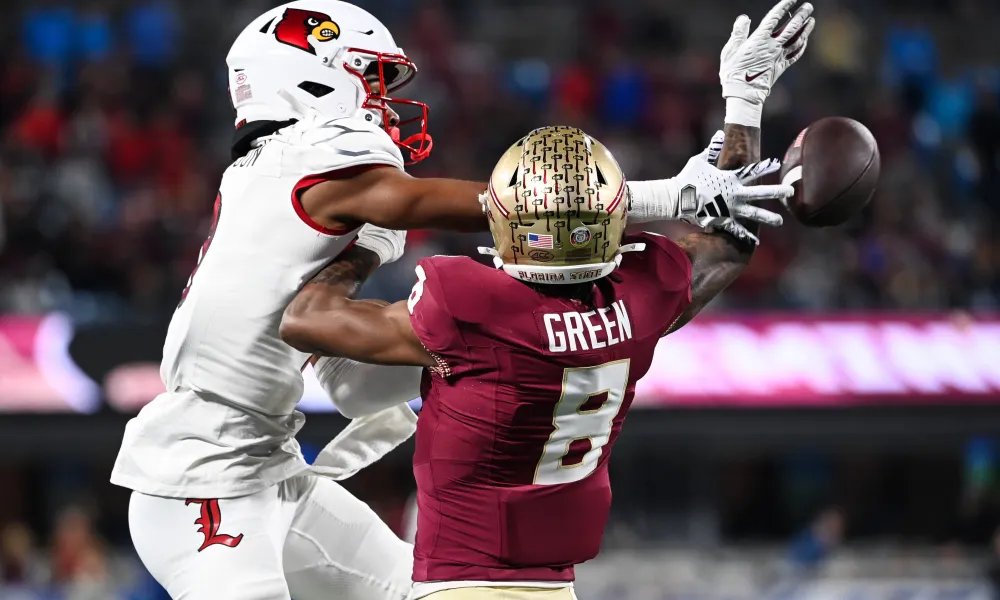 Lowest Opponent Completion Percentage in 2023 1. Florida State: 48.19% 2. Ohio State: 51.71% 3. Notre Dame: 53.43% 4. Clemson: 53.51% 5. Toledo: 53.98%