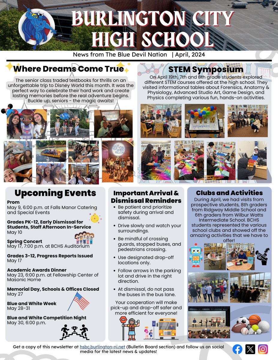 Check out our April News from the Blue Devil Nation! 📰💙