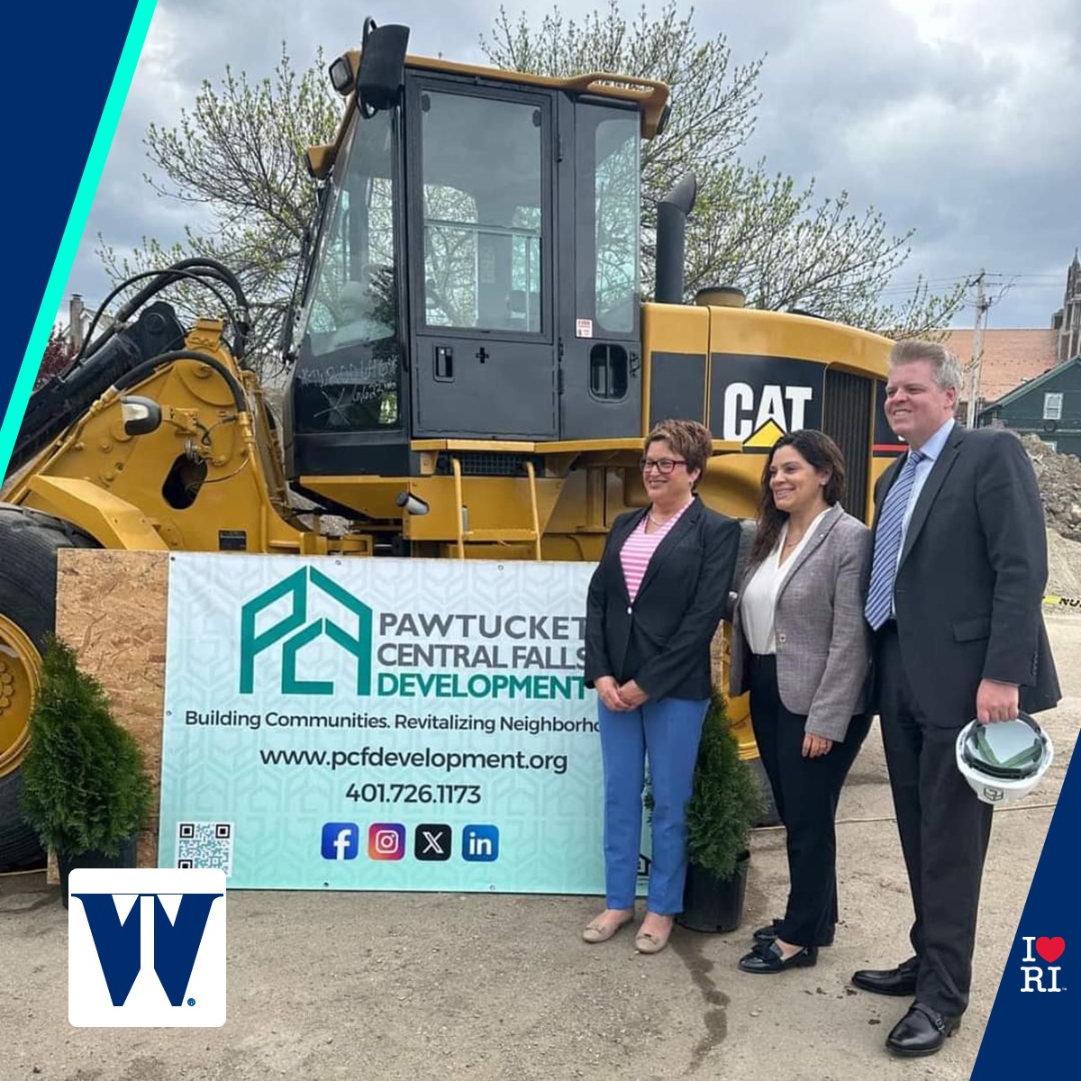 Congratulations to our partners @PCF_Development for groundbreaking their Central Street Development. We are proud to support their work to provide access to #affordablehousing and important services right in Pawtucket and Central Falls! __ What we value is you.™ #WashTrust