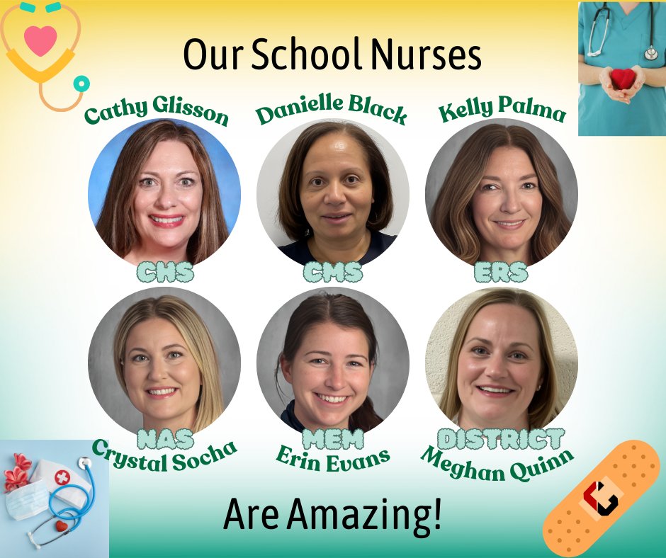 Anyone who has spent a day shadowing a school nurse can attest that these outstanding women truly wear capes and pull off amazing feats in their daily work! We are grateful to have some of the very best, most caring school nurses here in Cinnaminson. Thank you, nurses!!!