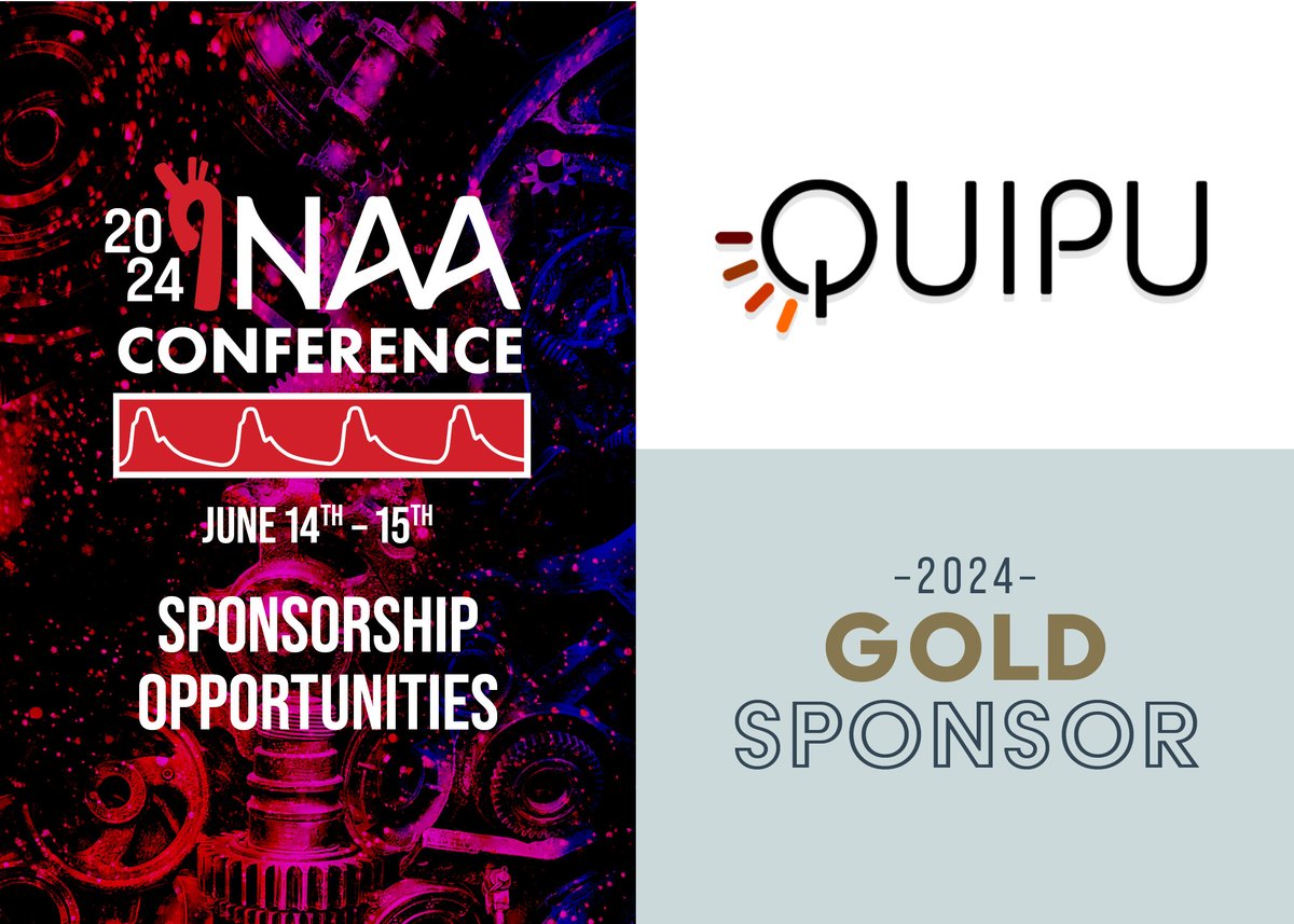Welcome to our newest gold sponsor, Quipu! ( <a href="/Quipusrl/">Quipu srl</a> ) Join them at the 2024 NAA Conference, June 14-15, 2024 in Aurora, Colorado. See our great lineup of speakers and sign up today bit.ly/2024NAACon