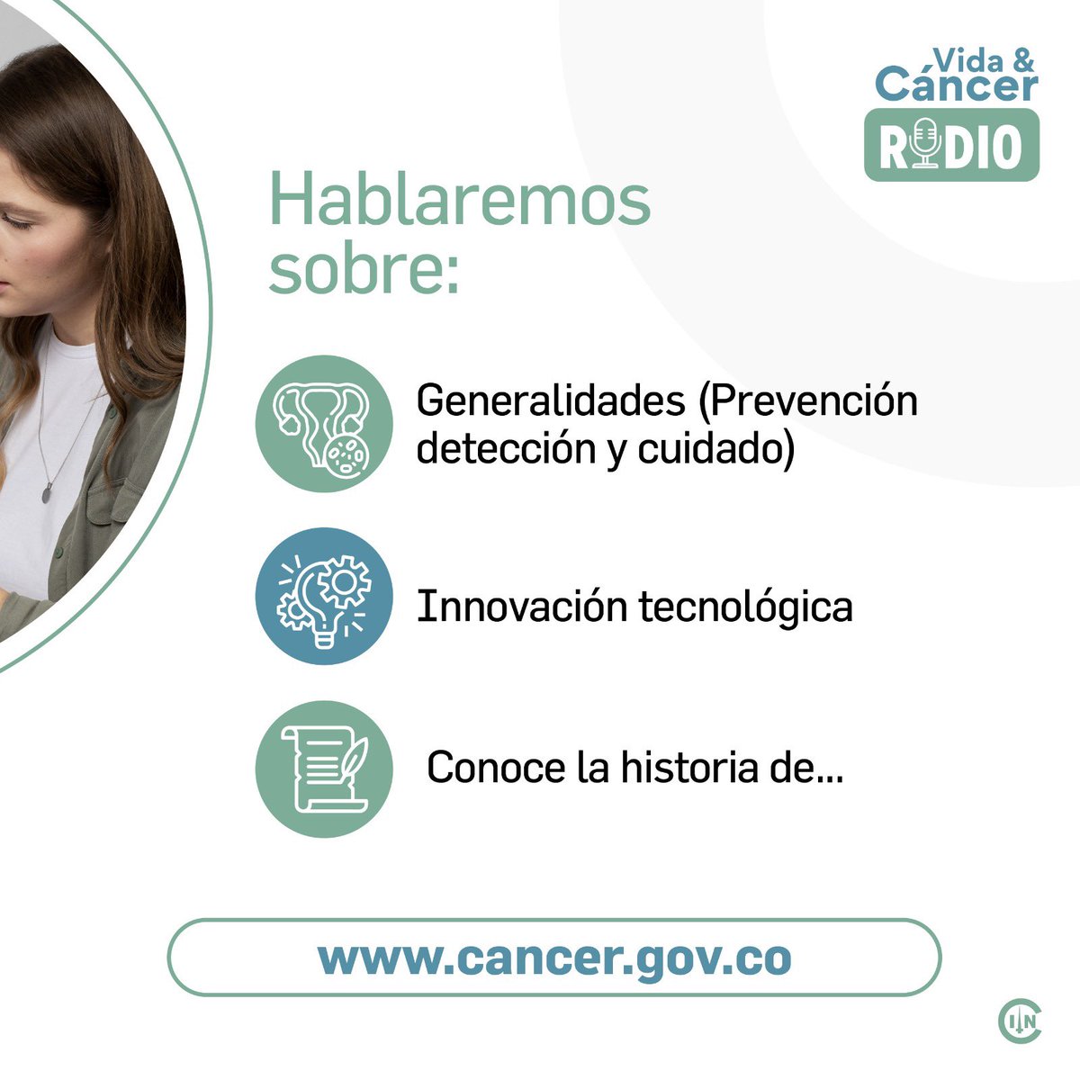 Mañana estará de vuelta nuestro programa de radio #VidayCáncer con un especial en el día mundial contra el cáncer de ovario.🚺 Sigue la transmisión por nuestras redes y por Radio Red 970 AM.📻 rcnmundo.com