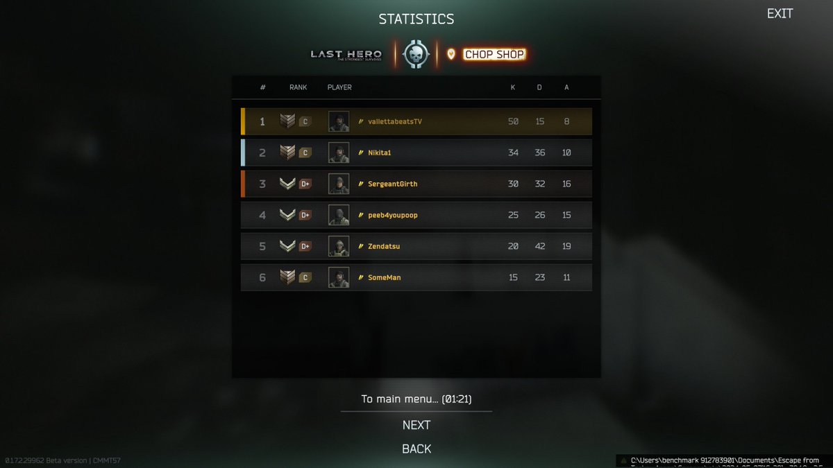 vallettabeats's tweet image. First 50 Bomb doe #EscapefromTarkov