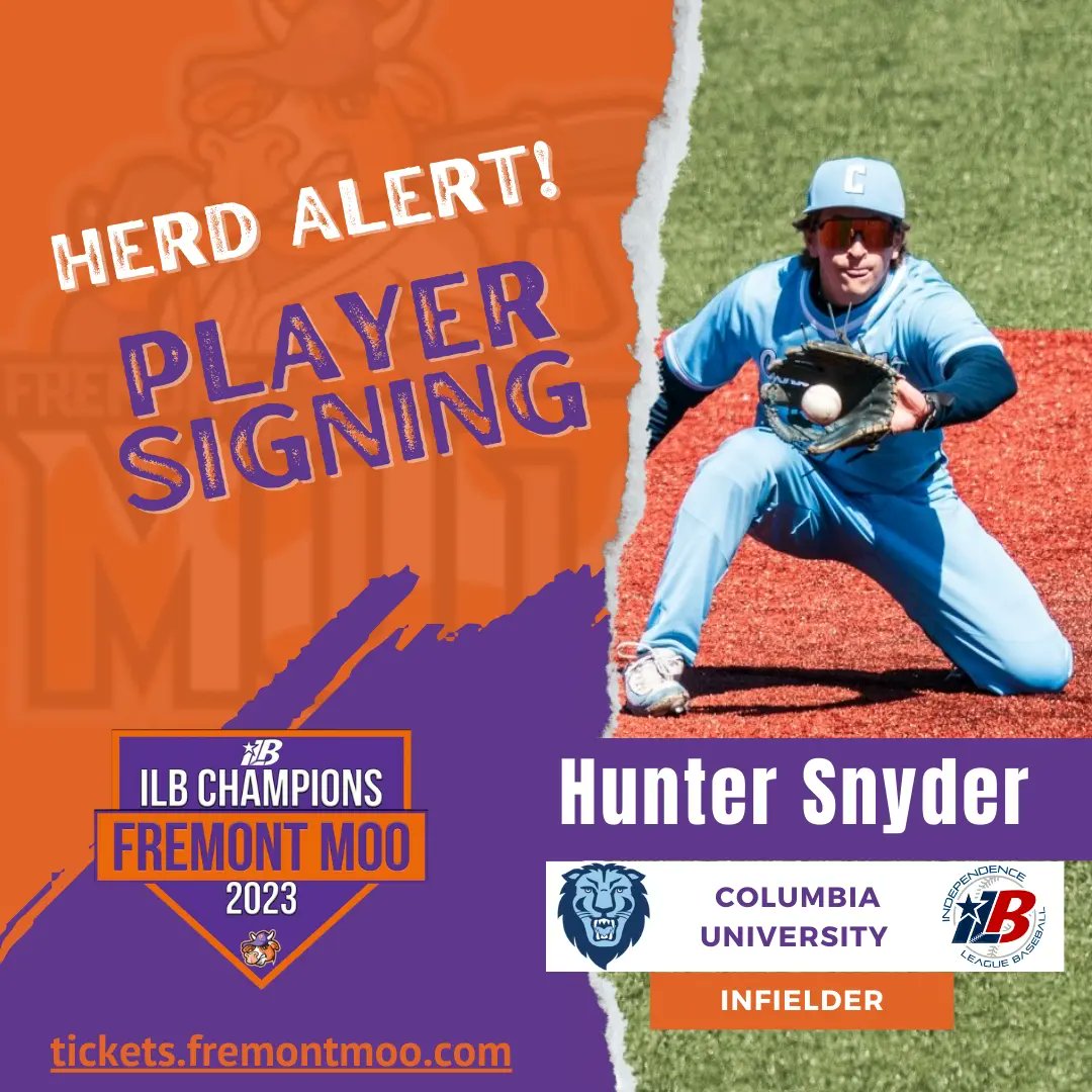 fremont_moo's tweet photo. Herd Alert! May is Moo season! Cow's are coming home soon. First game at Oahe Zap May 23. Let's give a warm Moo Crew welcome to these four Ivy Leaguers. #moocrew #bovinenine #ilbtweets #beLegenDairy #wherefunisdone https://t.co/8tBAWJ20HJ