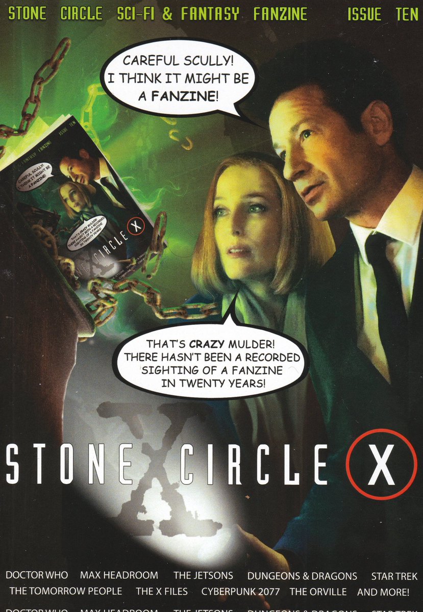 Stone Circle is back after 20 years! Features/reviews: Is AI stealing artists' jobs?, Studios making tax write-offs, Tripods at 40, are fanzines dead?, Doctor Who, X Files, Star Trek, D&D, Tomorrow People, Max Headroom, The Jetsons... and more! Order: westlakefilms.uk/stonecircle