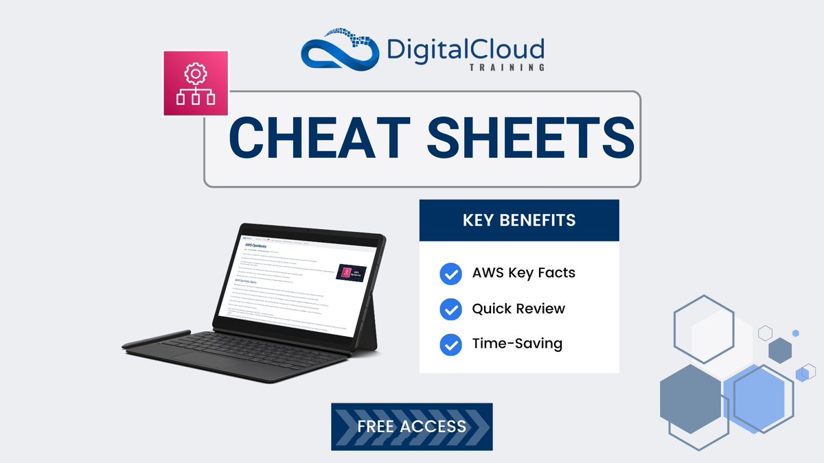 Discover the essentials of AWS OpsWorks with our free cheat sheet. 

Get access to the cheat sheet today and learn how to simplify your AWS management.

👉 digitalcloud.training/aws-opsworks/

#AWSOpsWorks #DevOps #FreeCheatSheet #CloudManagement