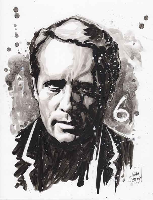 #ThePrisoner Art by Gary Shipman (2015) #PatrickMcGoohan